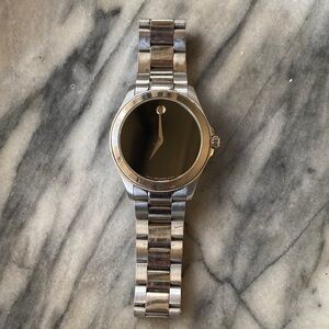 Movado Silver and Black Smartwatch